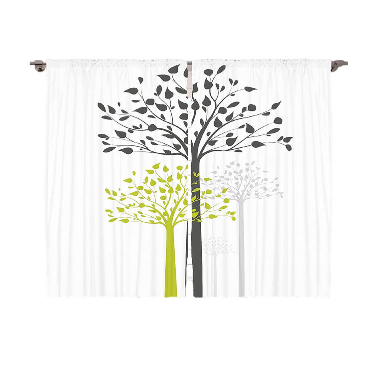 Frifoho Sateen Room Darkening Curtains / Drapes Pair Wayfair Canada